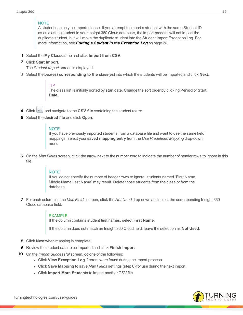 Turning Technologies Insight 360 Cloud User Manual | Page 25 / 88