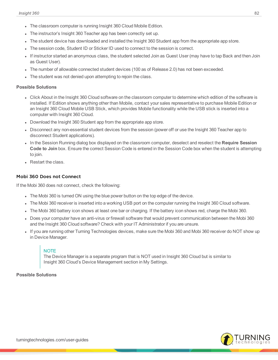 Turning Technologies Insight 360 Cloud User Manual | Page 82 / 88