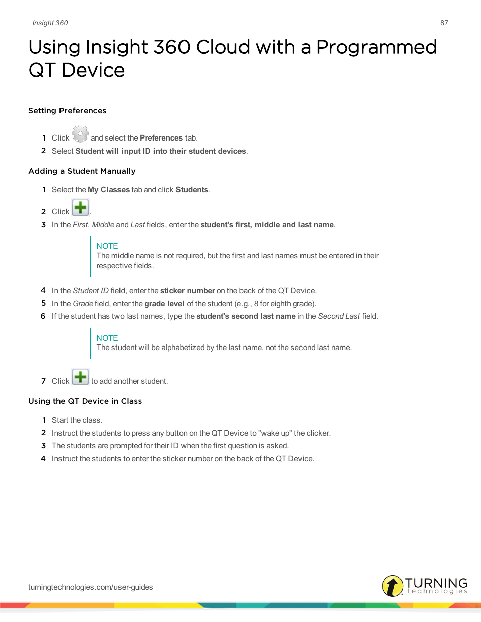 Turning Technologies Insight 360 Cloud User Manual | Page 87 / 88