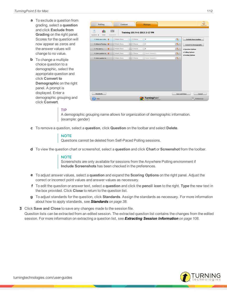 Turning Technologies TurningPoint 5 User Manual | Page 112 / 150