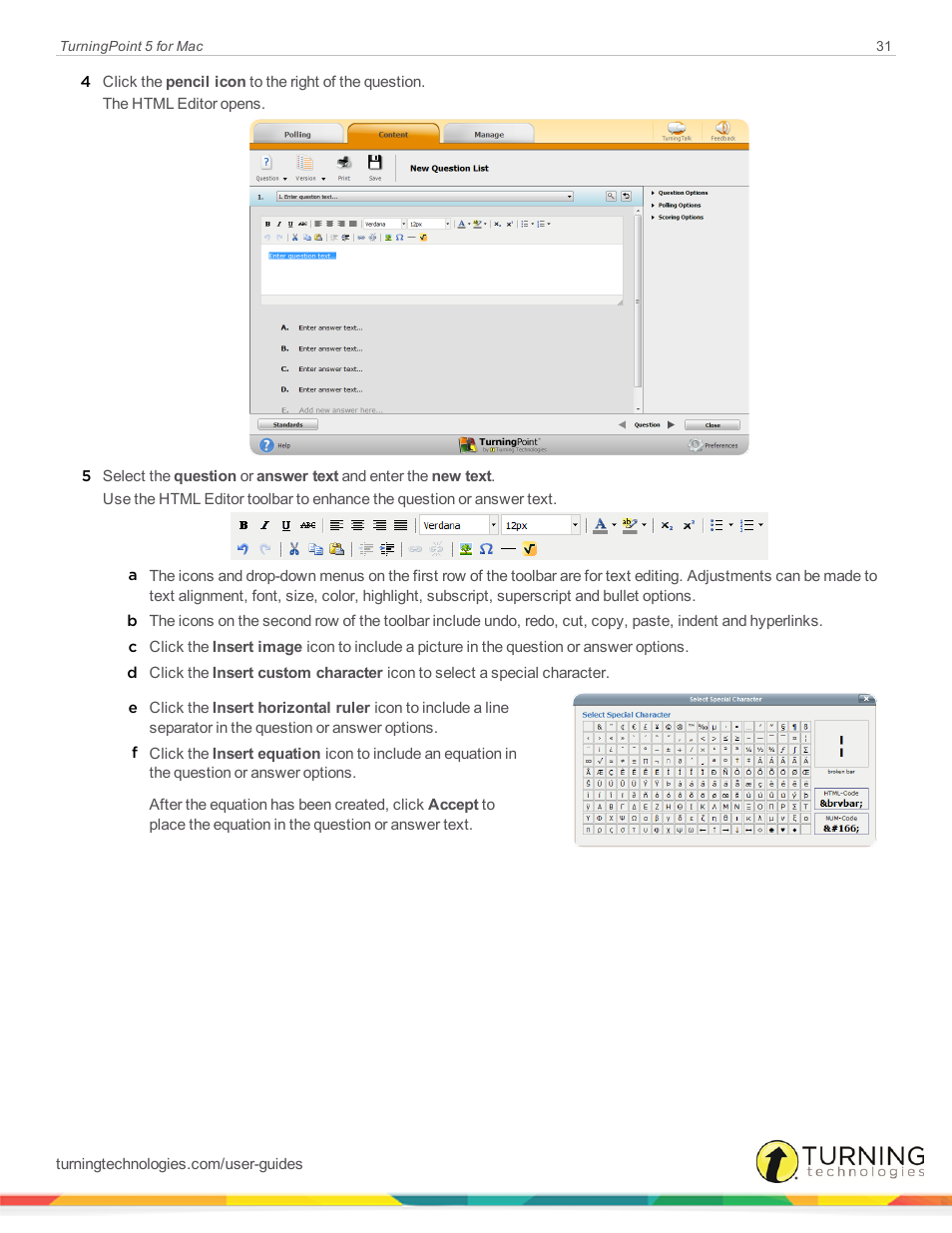 Turning Technologies TurningPoint 5 User Manual | Page 31 / 150