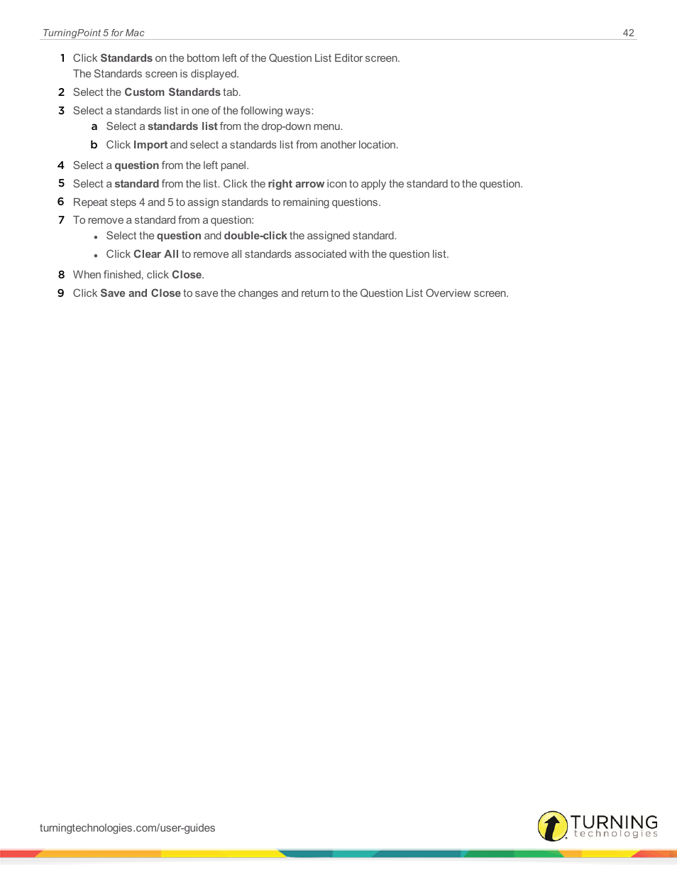 Turning Technologies TurningPoint 5 User Manual | Page 42 / 150