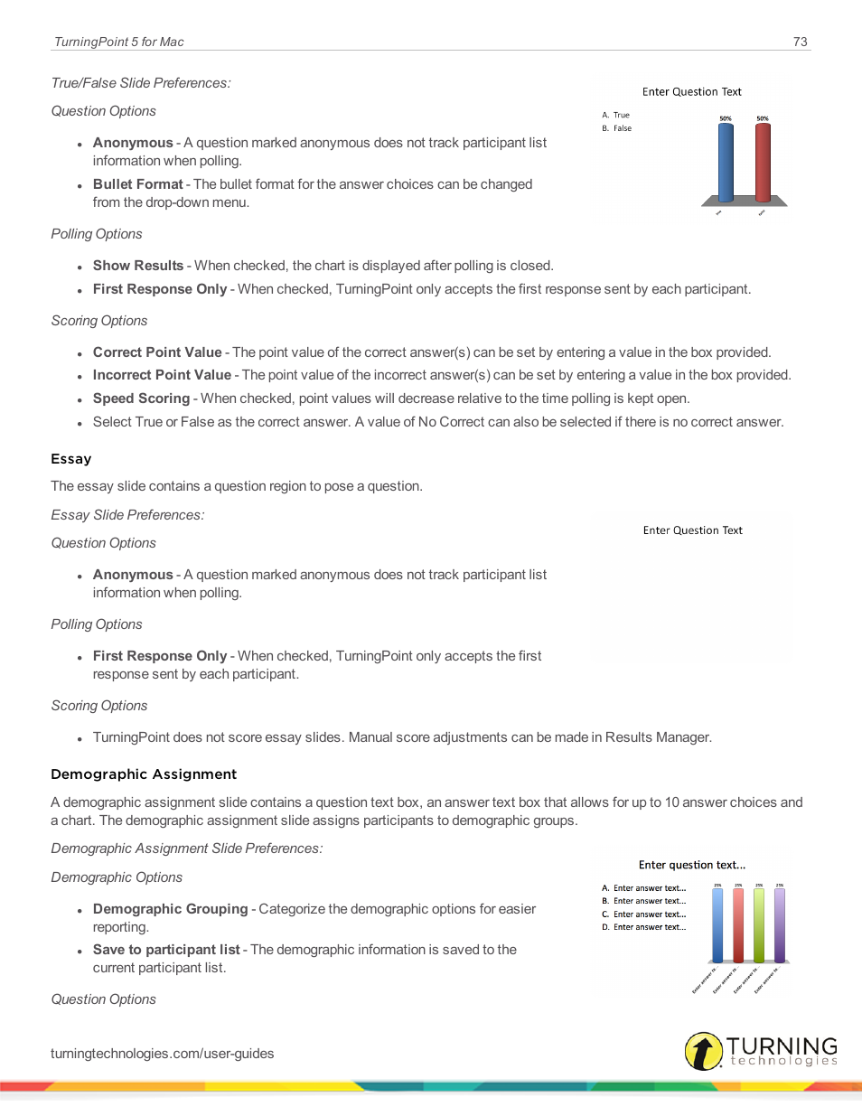 Turning Technologies TurningPoint 5 User Manual | Page 73 / 150