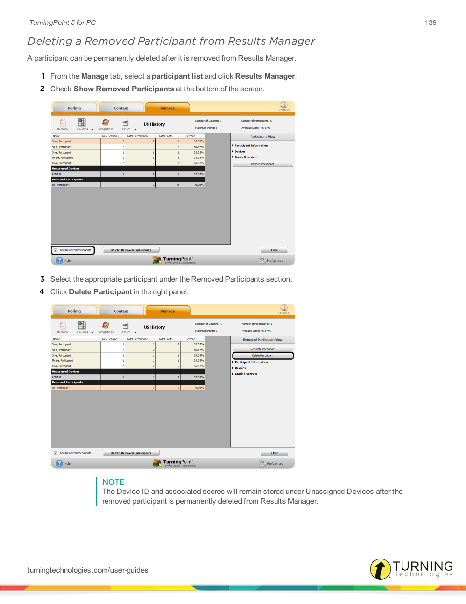 Turning Technologies TurningPoint 5 User Manual | Page 139 / 168