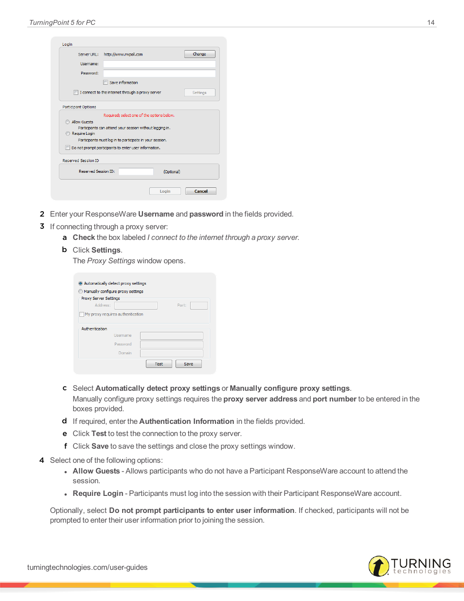 Turning Technologies TurningPoint 5 User Manual | Page 14 / 168