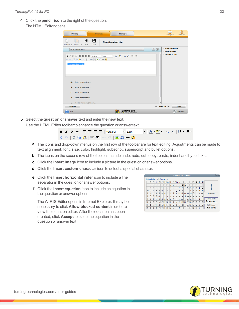 Turning Technologies TurningPoint 5 User Manual | Page 32 / 168