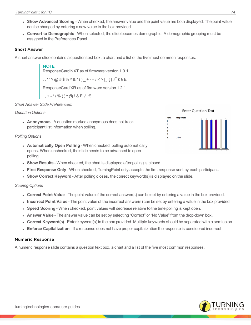 Turning Technologies TurningPoint 5 User Manual | Page 74 / 168