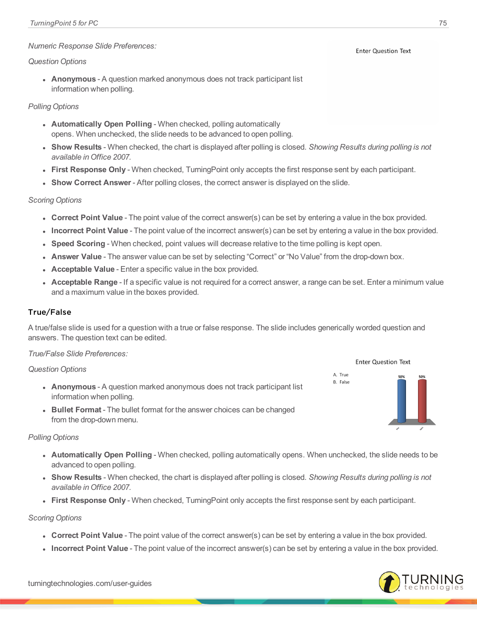 Turning Technologies TurningPoint 5 User Manual | Page 75 / 168