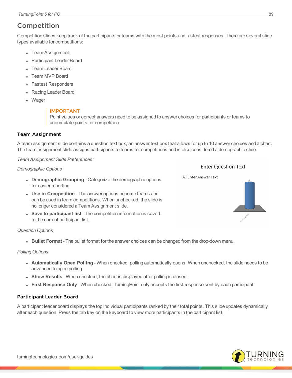 Competition | Turning Technologies TurningPoint 5 User Manual | Page 89 / 168