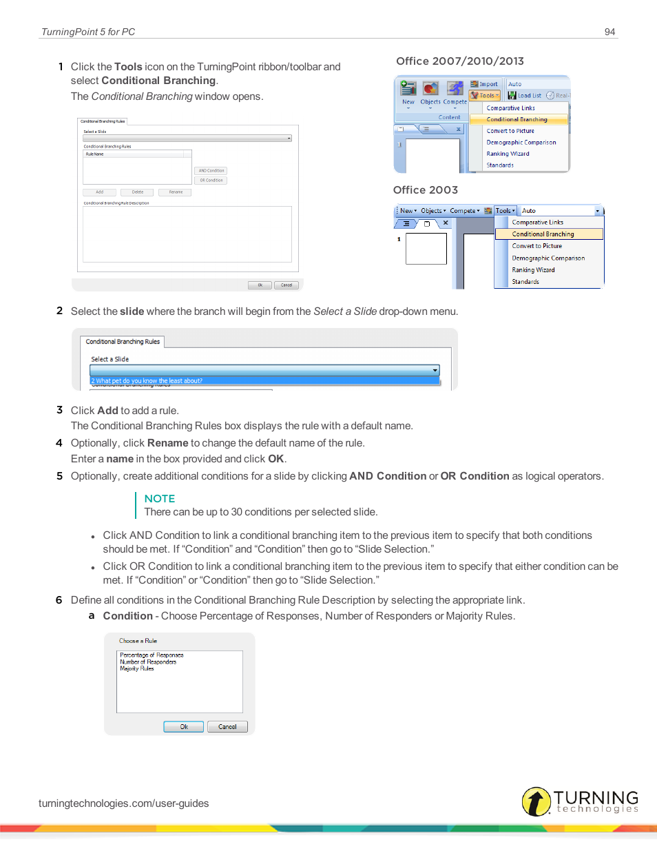 Turning Technologies TurningPoint 5 User Manual | Page 94 / 168