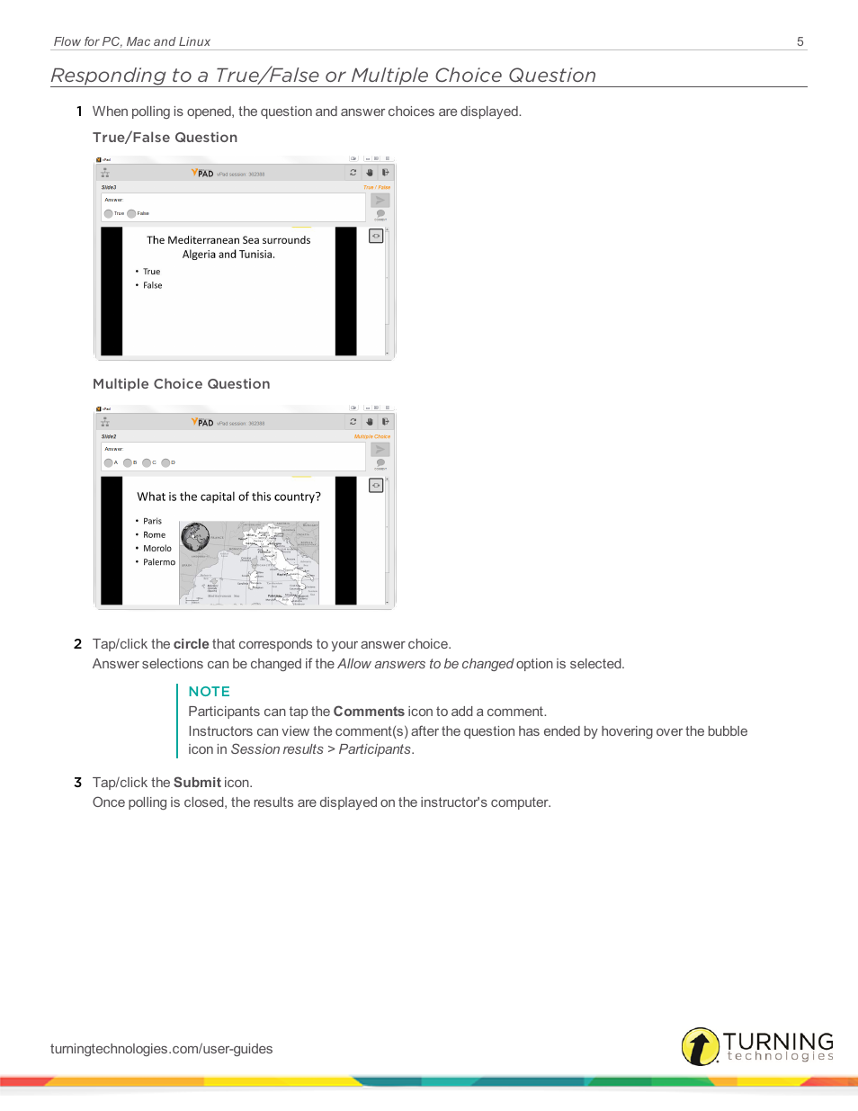 Turning Technologies Flow User Manual | Page 43 / 47