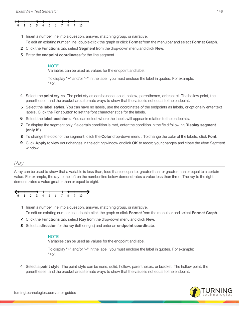 Turning Technologies ExamView User Manual | Page 148 / 190