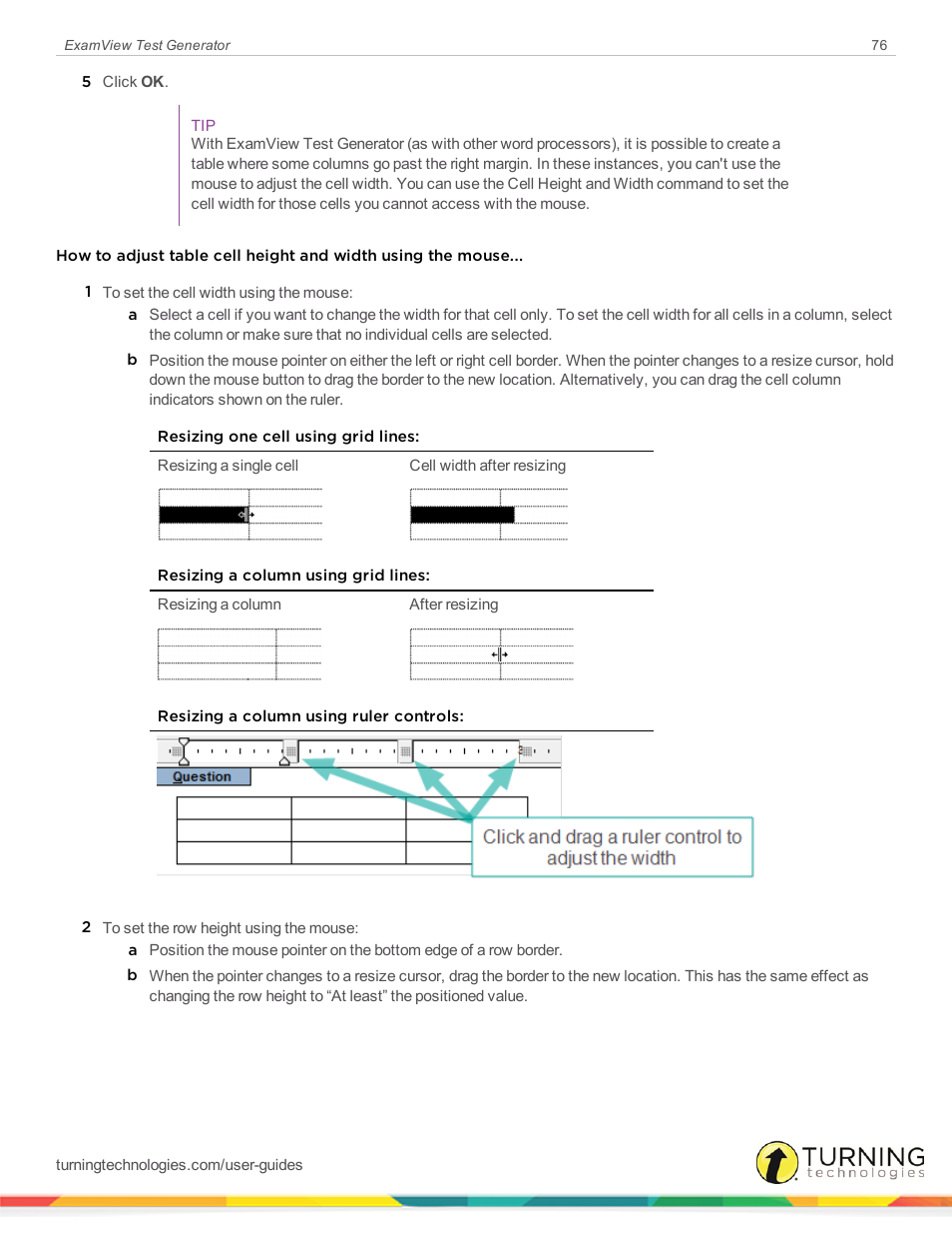 Turning Technologies ExamView User Manual | Page 76 / 190