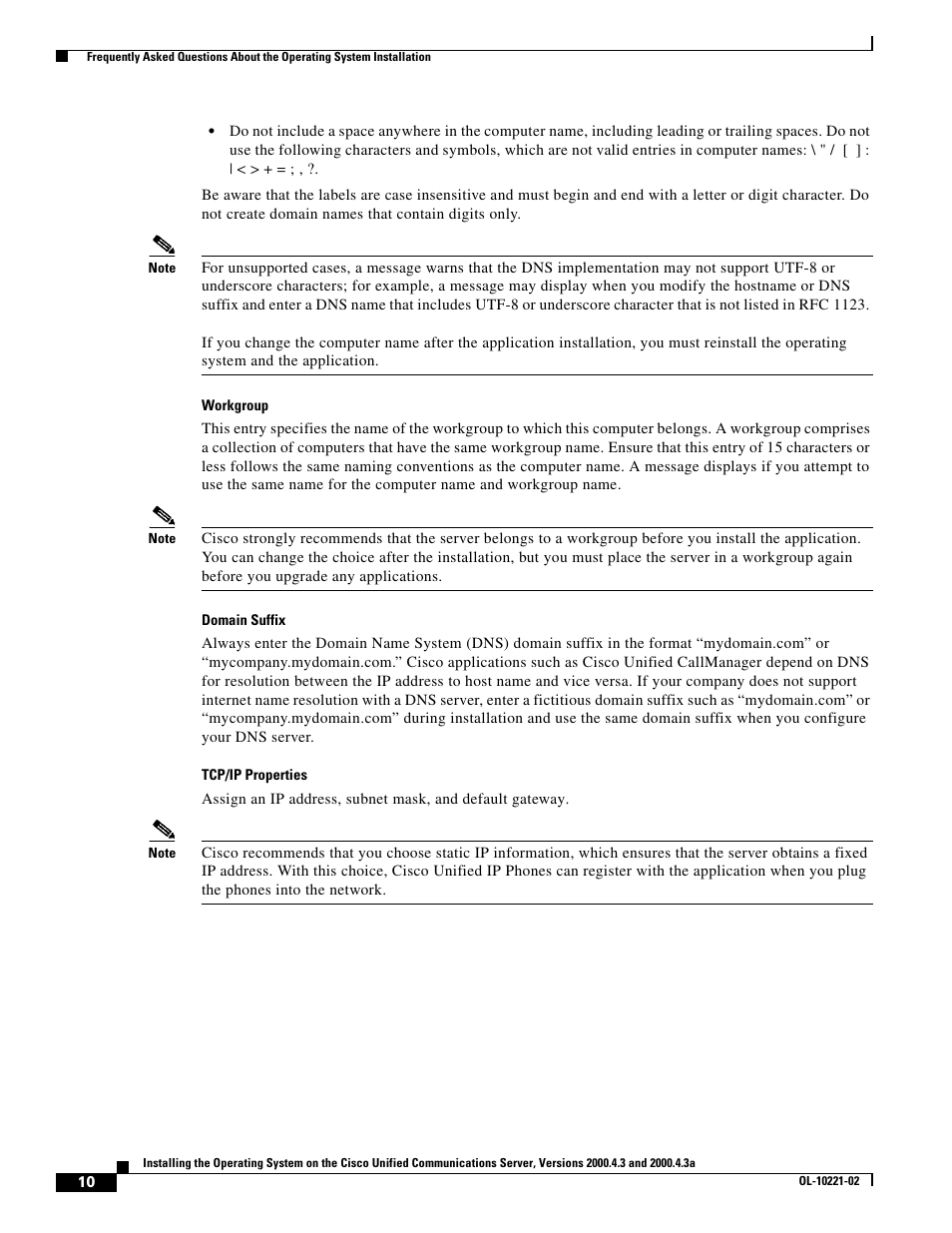 Cisco Cisco Unified Communications Server 2000.4.3a User Manual | Page 10 / 38