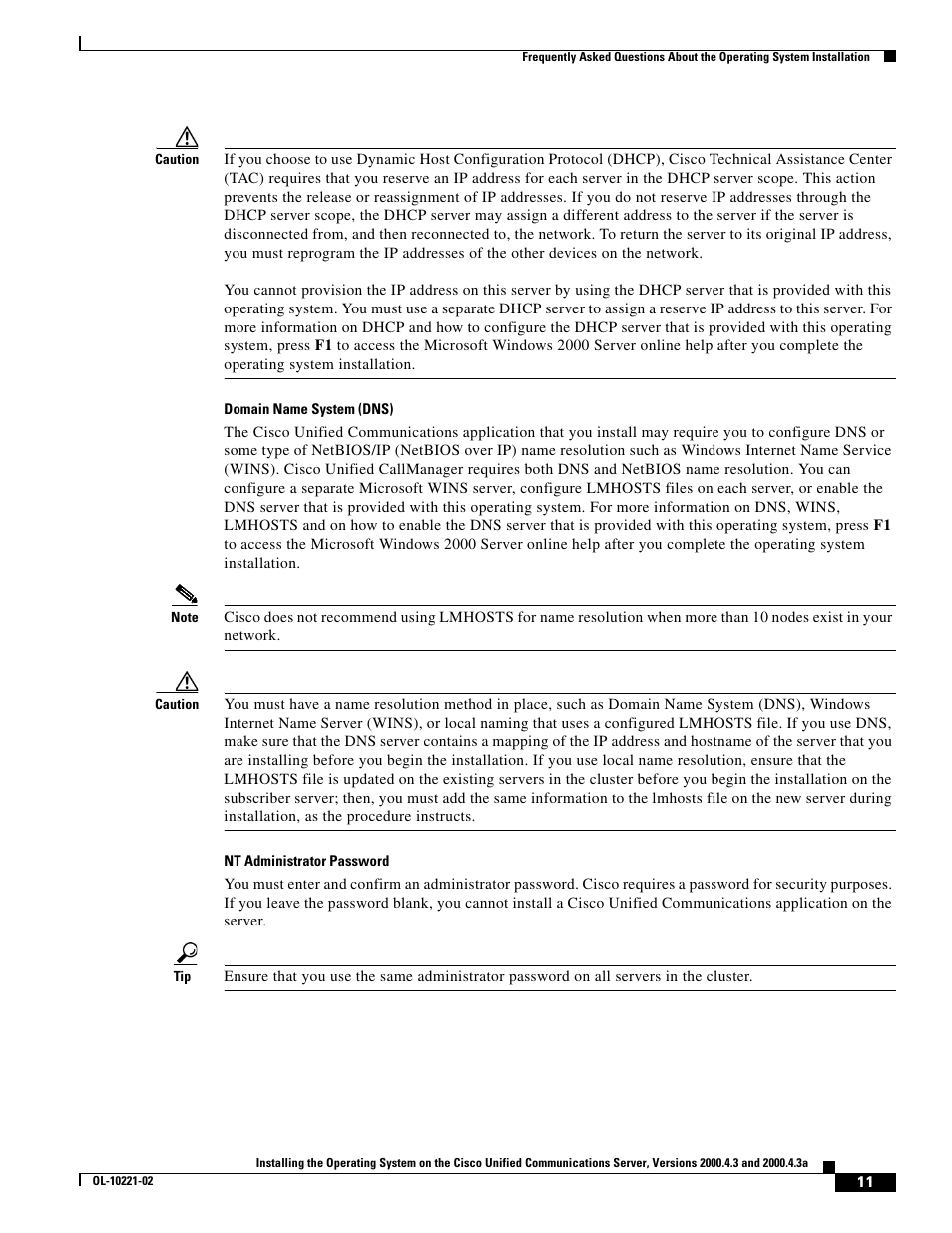 Cisco Cisco Unified Communications Server 2000.4.3a User Manual | Page 11 / 38