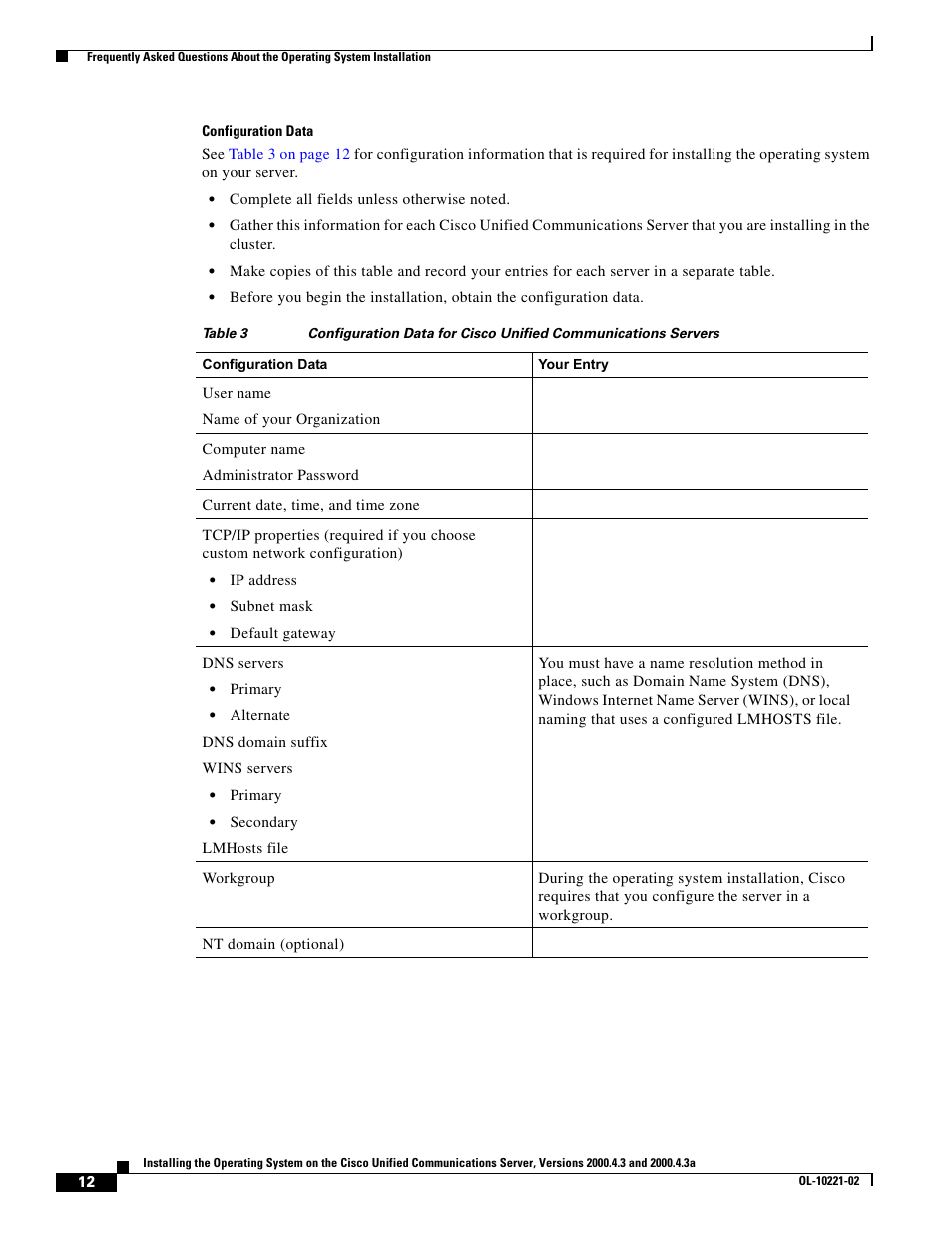 Cisco Cisco Unified Communications Server 2000.4.3a User Manual | Page 12 / 38