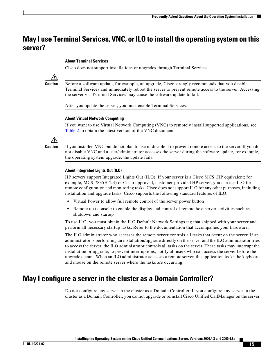 Cisco Cisco Unified Communications Server 2000.4.3a User Manual | Page 15 / 38