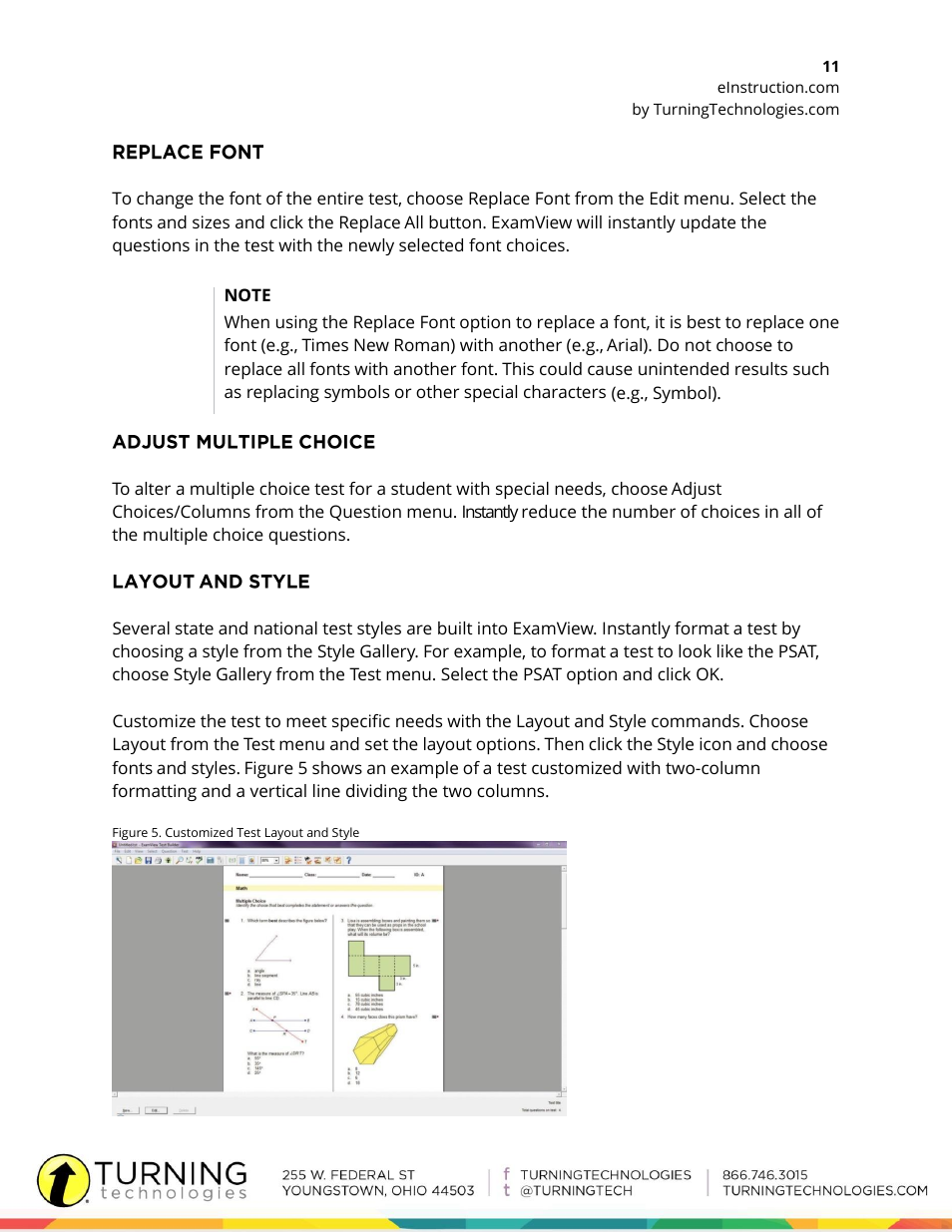 Turning Technologies ExamView User Manual | Page 11 / 16