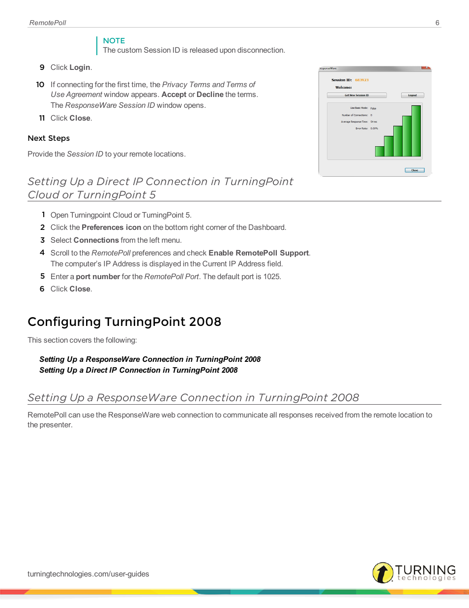 Configuring turningpoint 2008 | Turning Technologies RemotePoll User Manual | Page 6 / 20