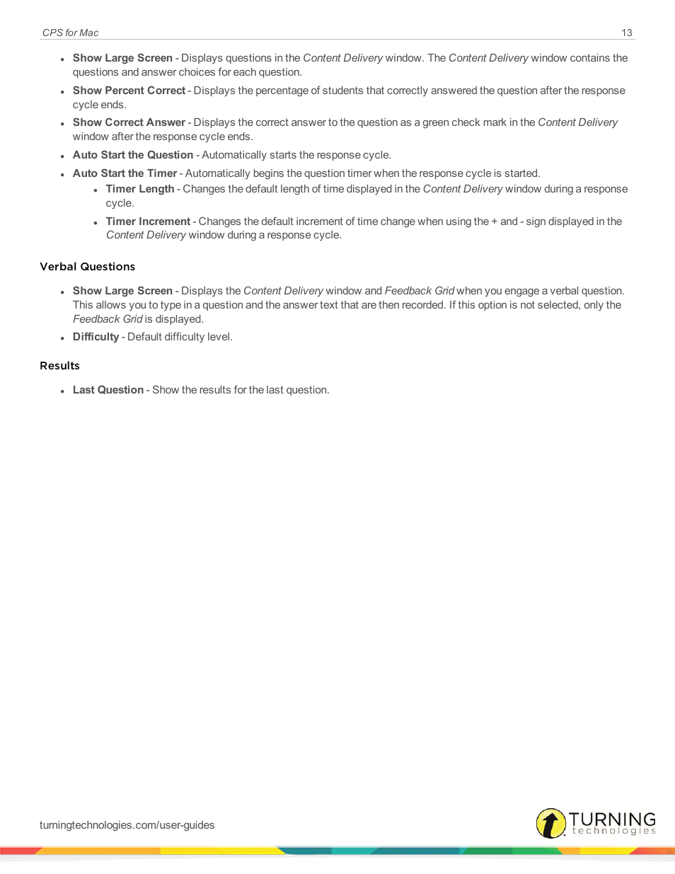 Turning Technologies CPS User Manual | Page 13 / 79