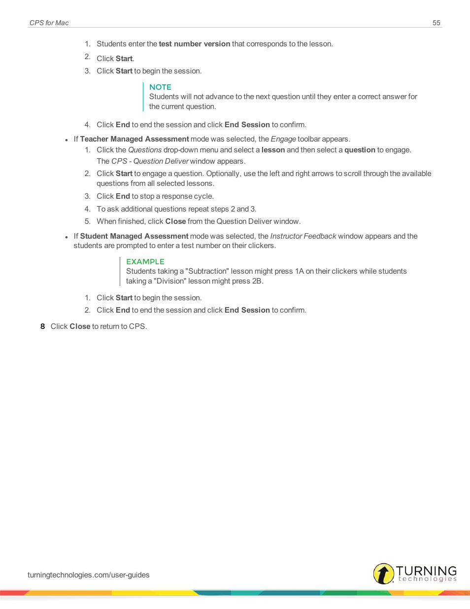 Turning Technologies CPS User Manual | Page 55 / 79