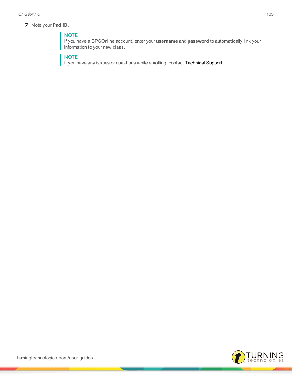 Turning Technologies CPS User Manual | Page 105 / 106