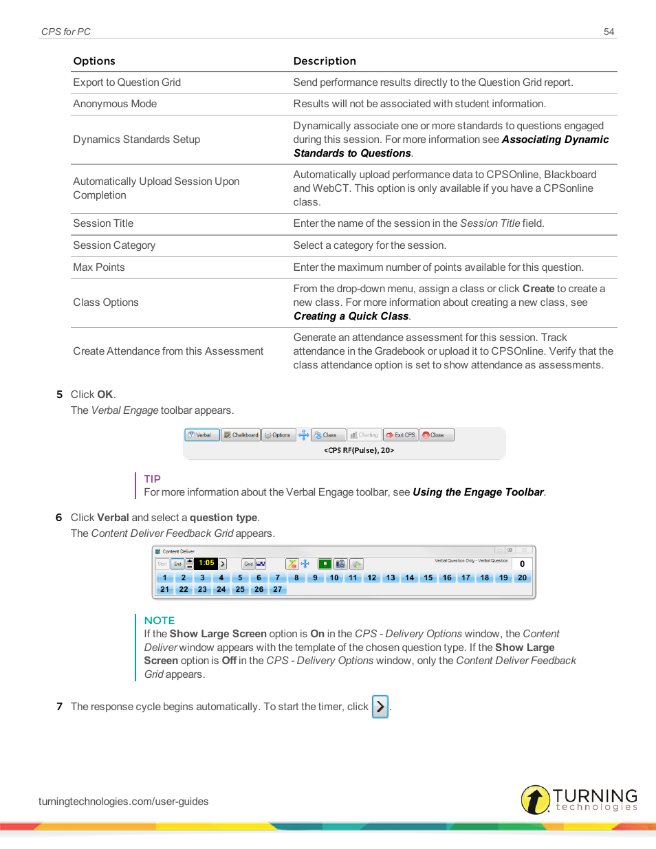 Turning Technologies CPS User Manual | Page 54 / 106