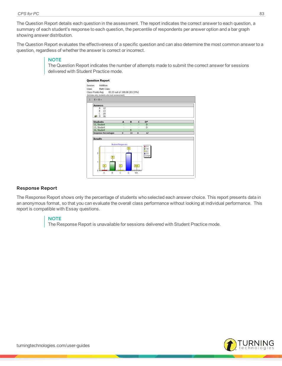 Turning Technologies CPS User Manual | Page 83 / 106