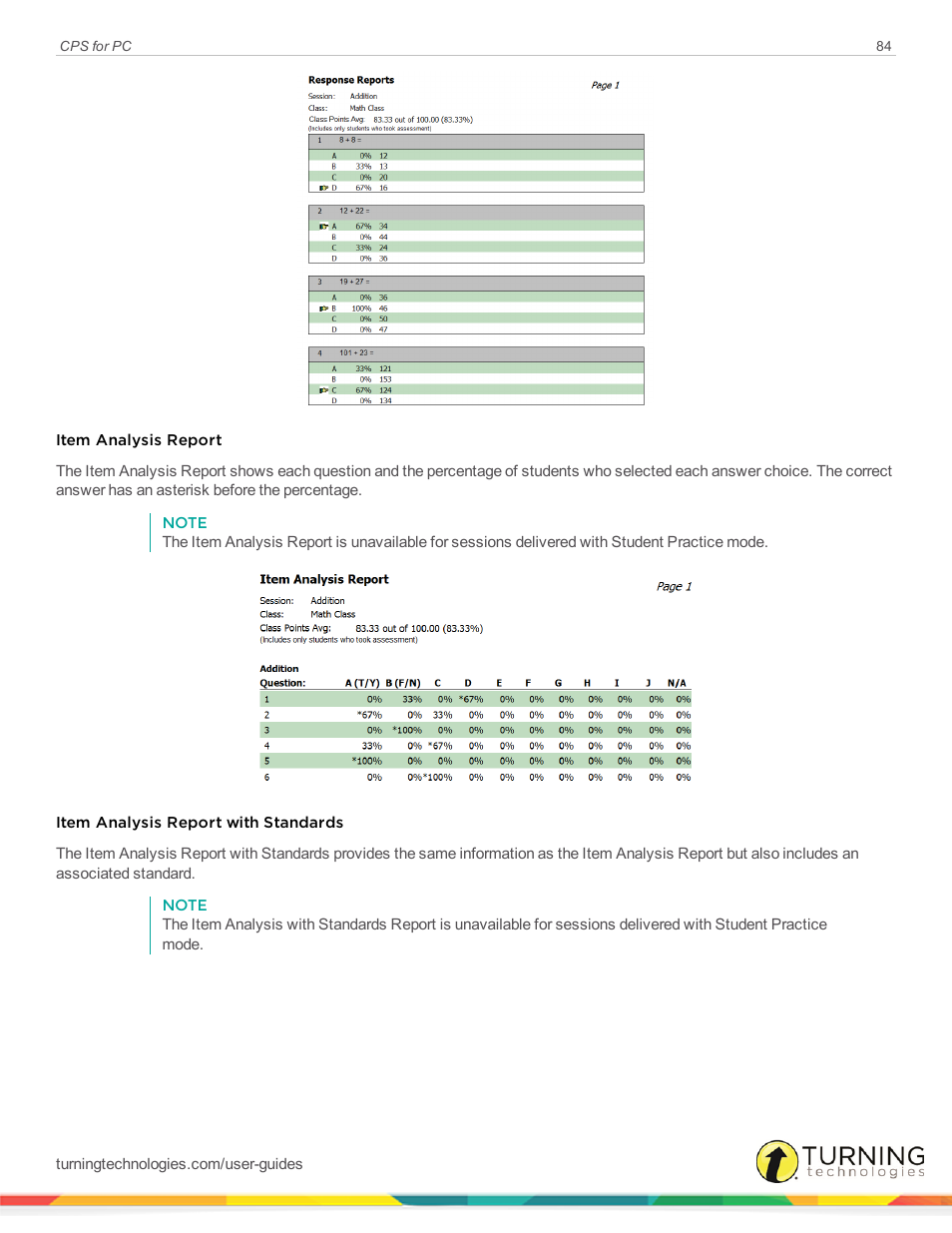 Turning Technologies CPS User Manual | Page 84 / 106