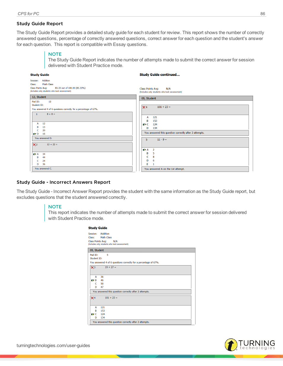 Turning Technologies CPS User Manual | Page 86 / 106