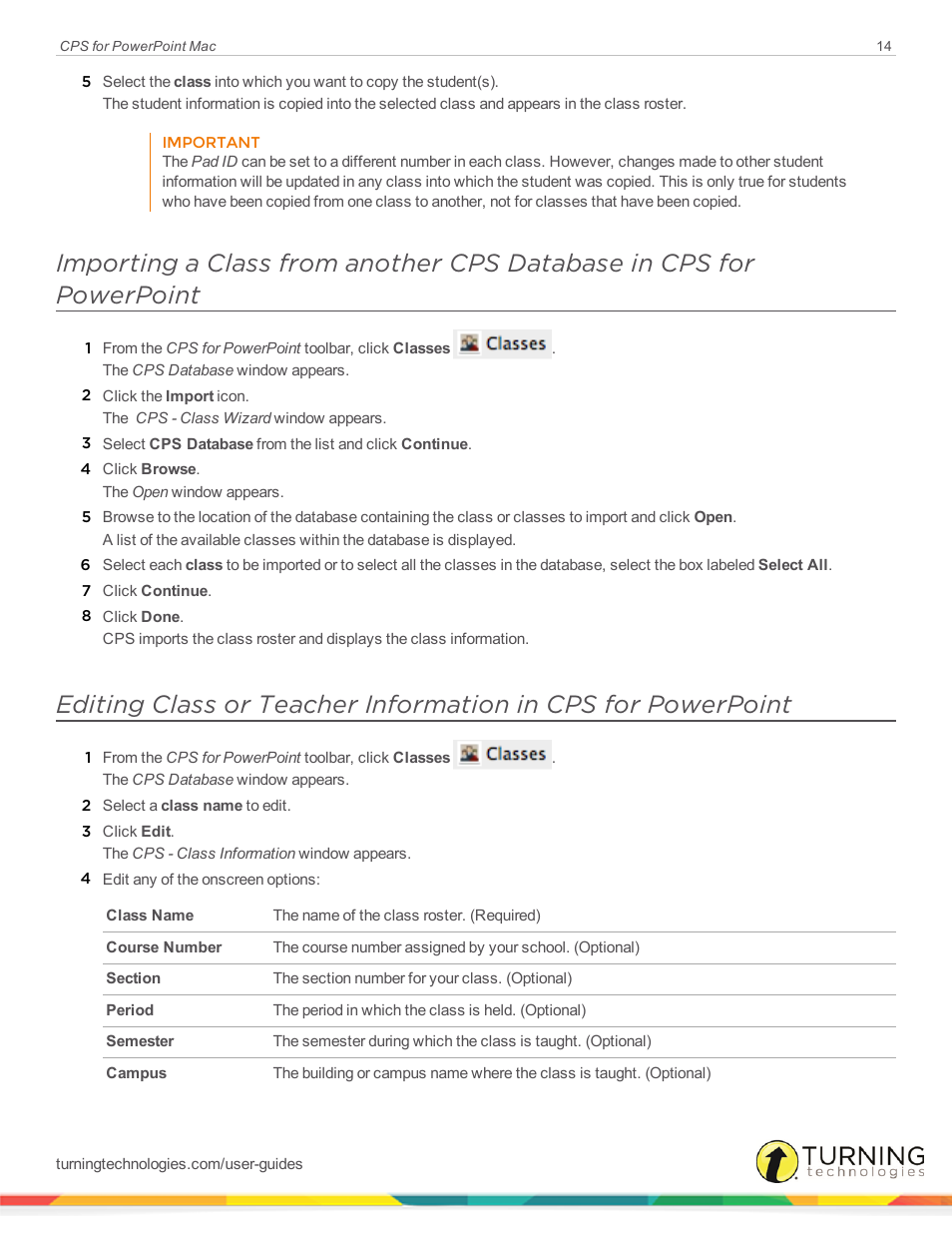 Turning Technologies CPS User Manual | Page 14 / 31