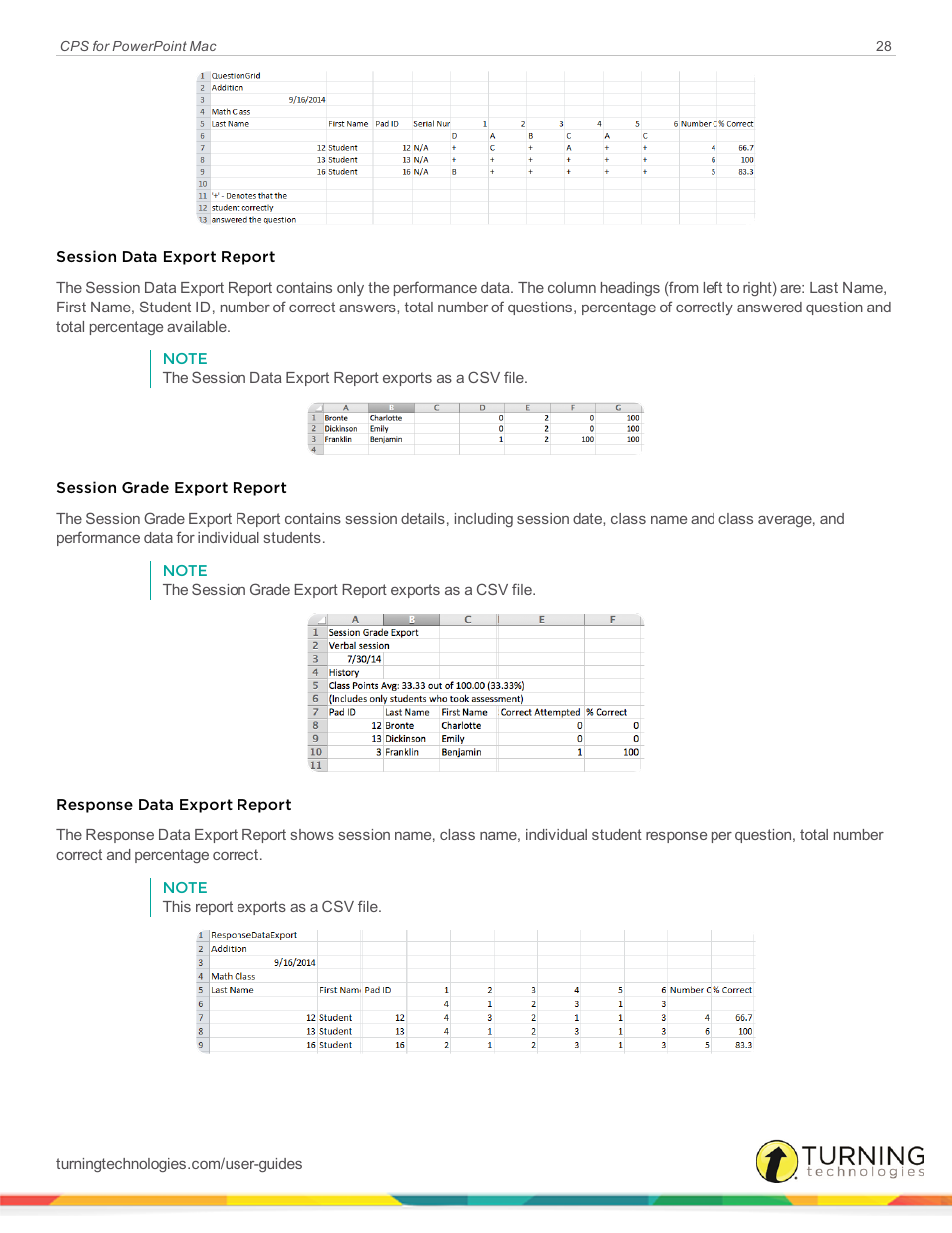 Turning Technologies CPS User Manual | Page 28 / 31