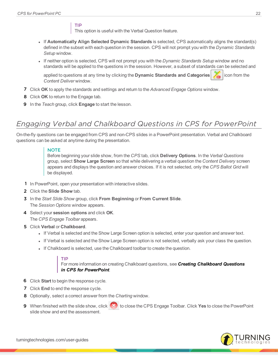 Turning Technologies CPS User Manual | Page 22 / 35