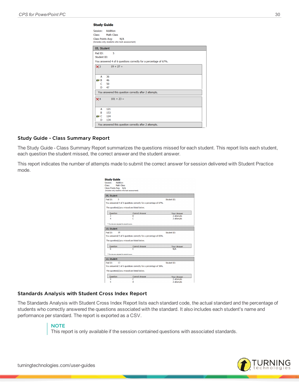 Turning Technologies CPS User Manual | Page 30 / 35