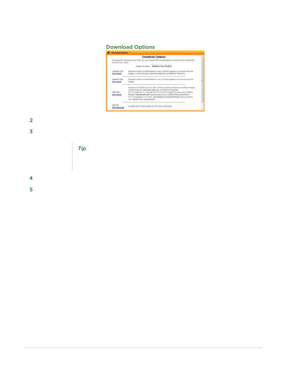 Turning Technologies QuestionPoint User Manual | Page 13 / 19