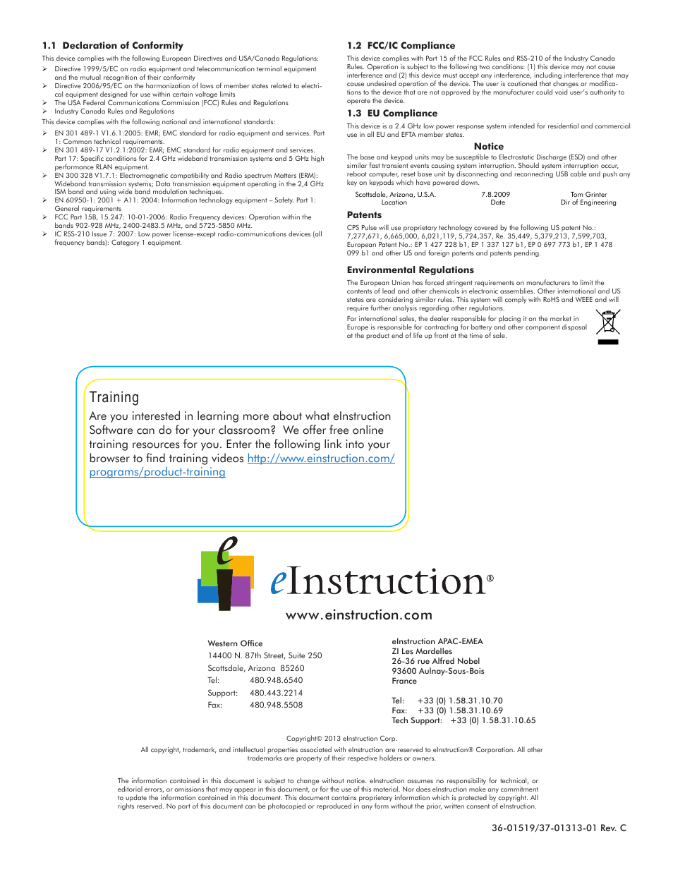 Training | Turning Technologies Pulse User Manual | Page 3 / 3