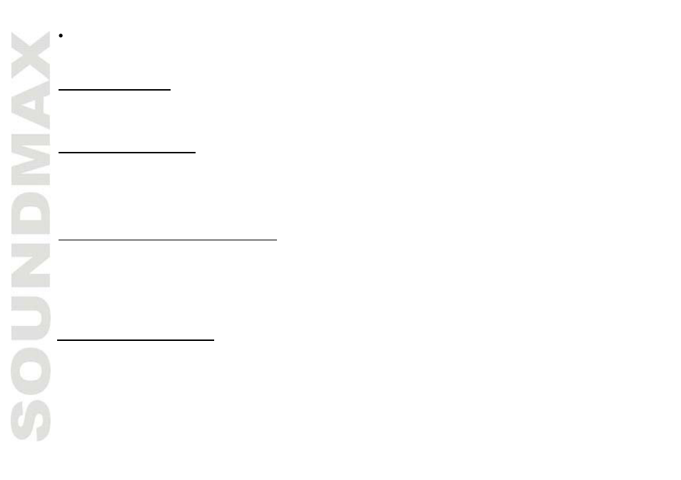 SoundMax SM-CMD2039 User Manual | Page 18 / 66