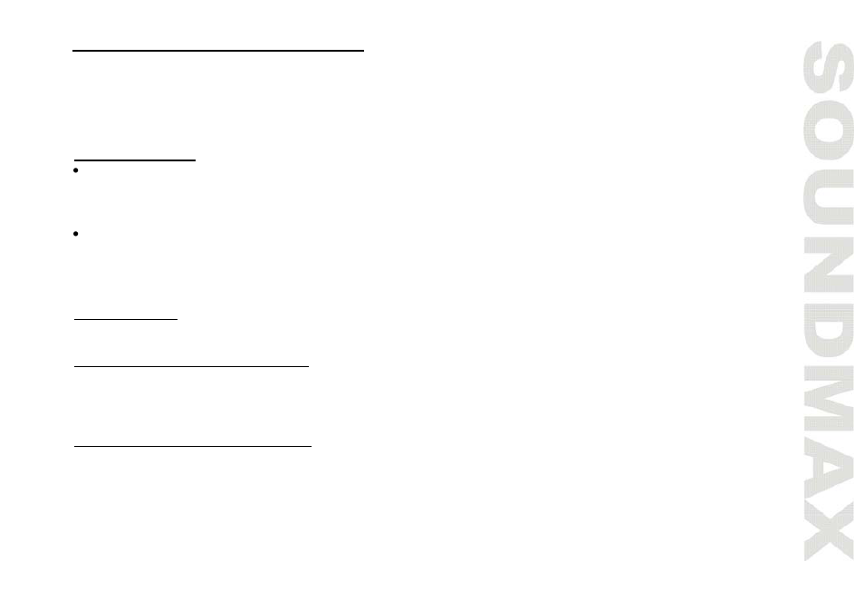 SoundMax SM-CMD2039 User Manual | Page 23 / 66