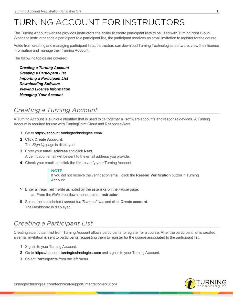 Turning Technologies Presenters User Manual | 5 pages