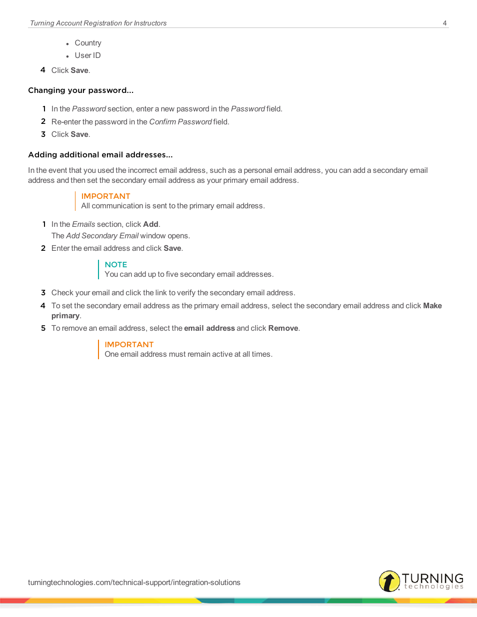 Turning Technologies Presenters User Manual | Page 4 / 5