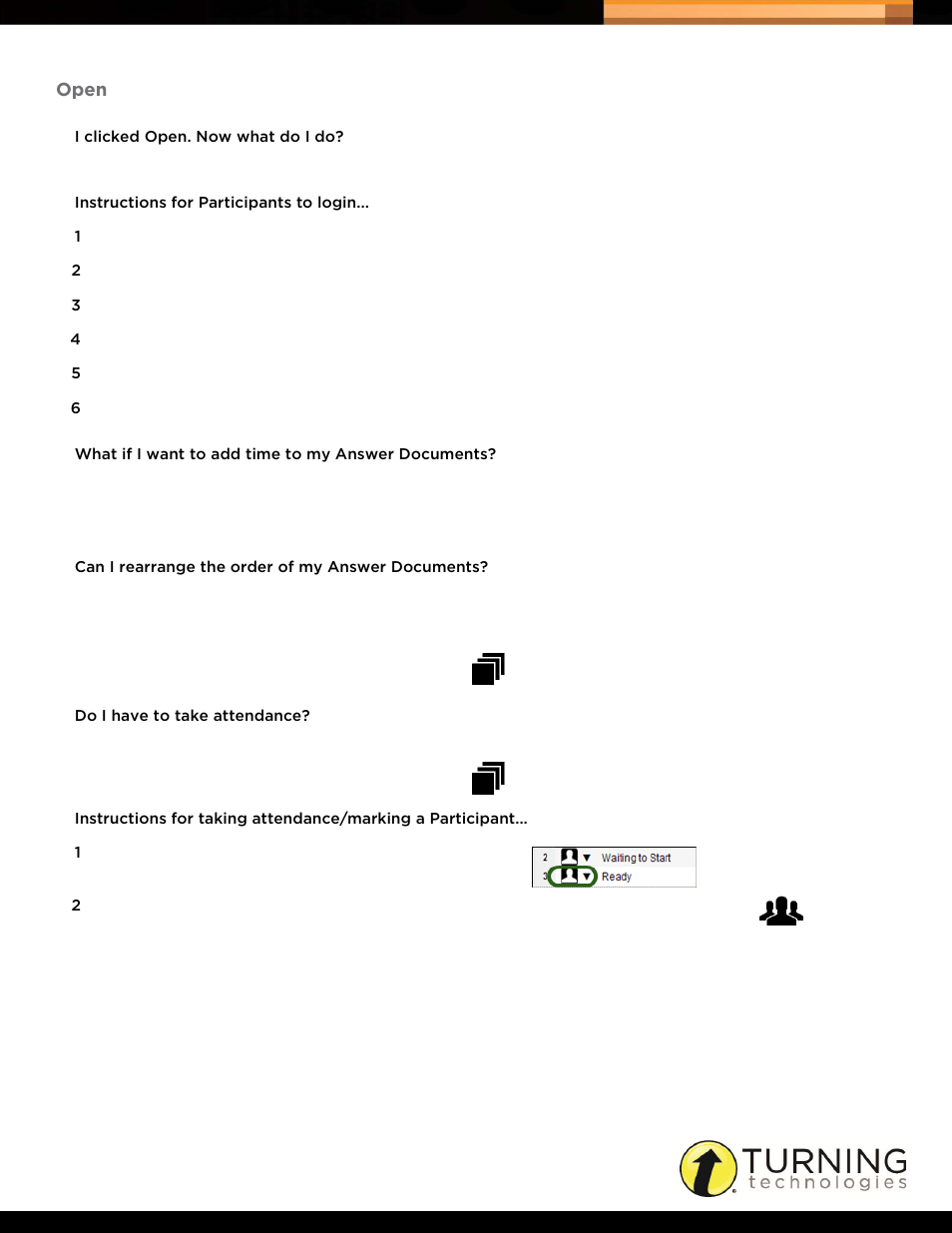 Open | Turning Technologies Triton Proctor User Manual | Page 2 / 4