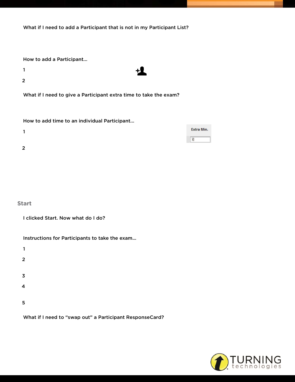 Start | Turning Technologies Triton Proctor User Manual | Page 3 / 4