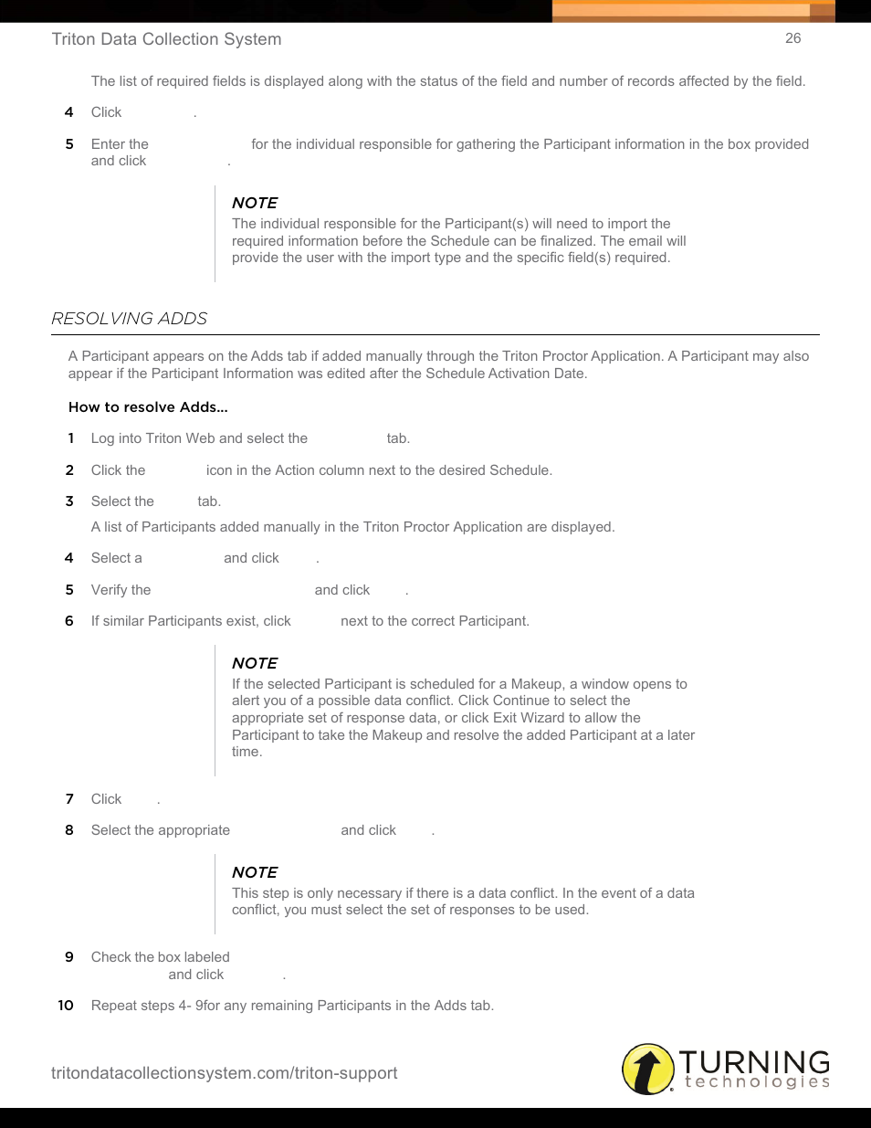 Resolving adds | Turning Technologies Triton Web User Manual | Page 28 / 61