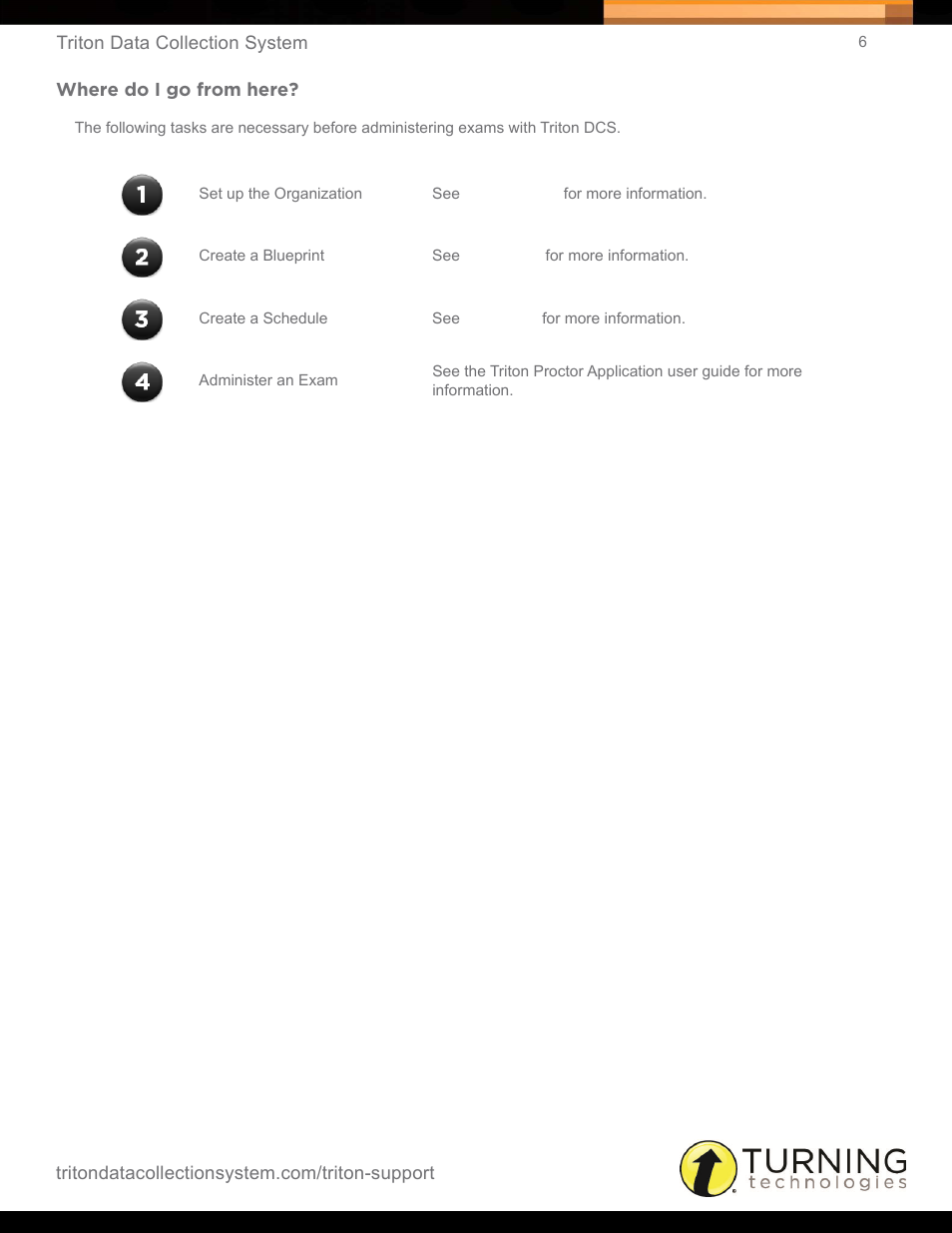 Where do i go from here | Turning Technologies Triton Web User Manual | Page 8 / 61
