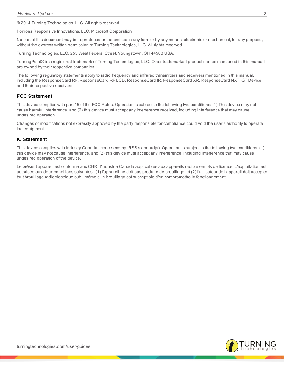 Turning Technologies Hardware Updater User Manual | Page 2 / 9