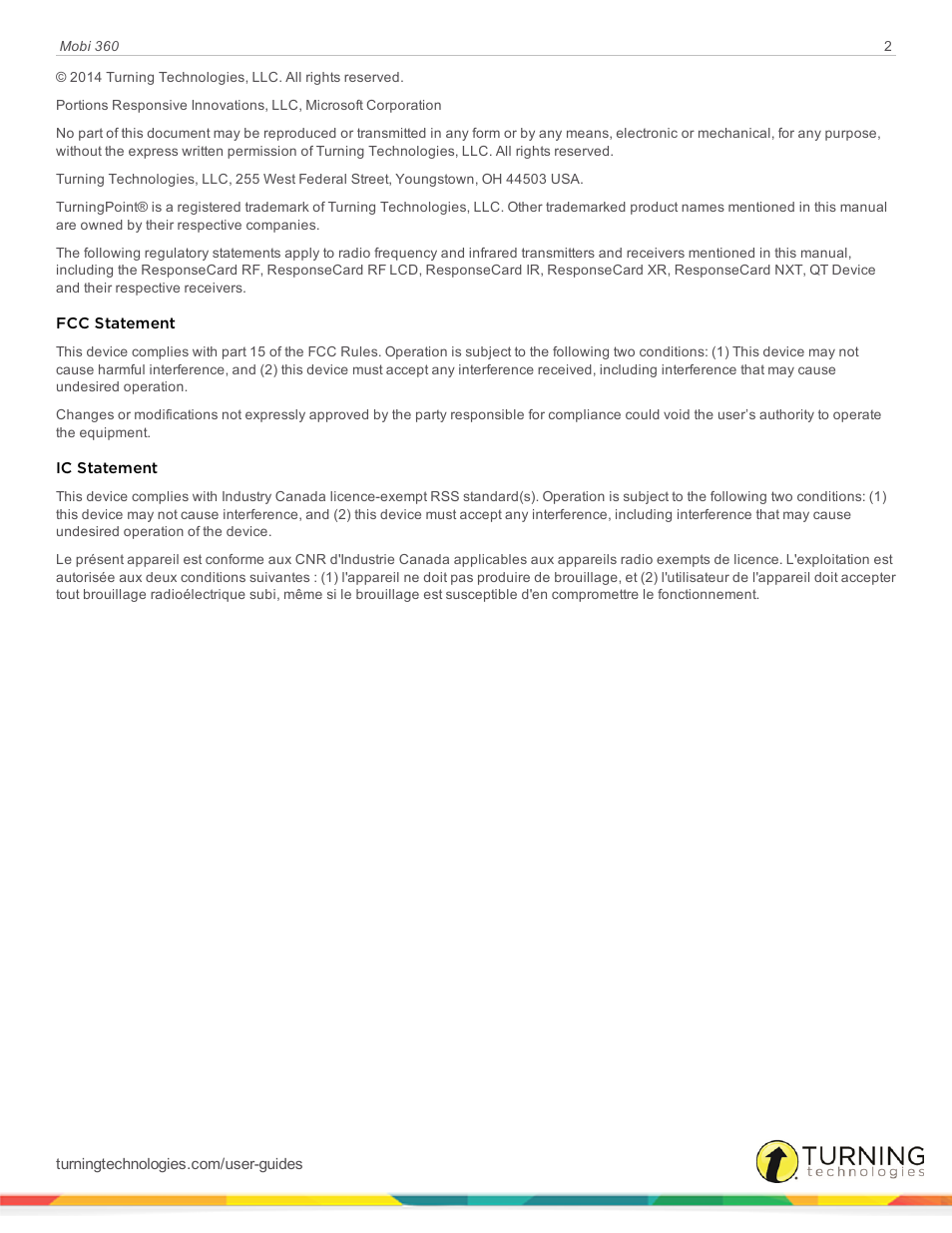 Turning Technologies Mobi User Manual | Page 2 / 37