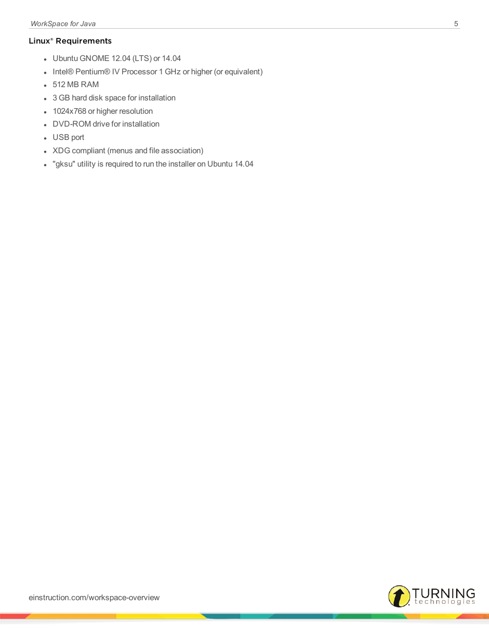 Turning Technologies WorkSpace User Manual | Page 5 / 41