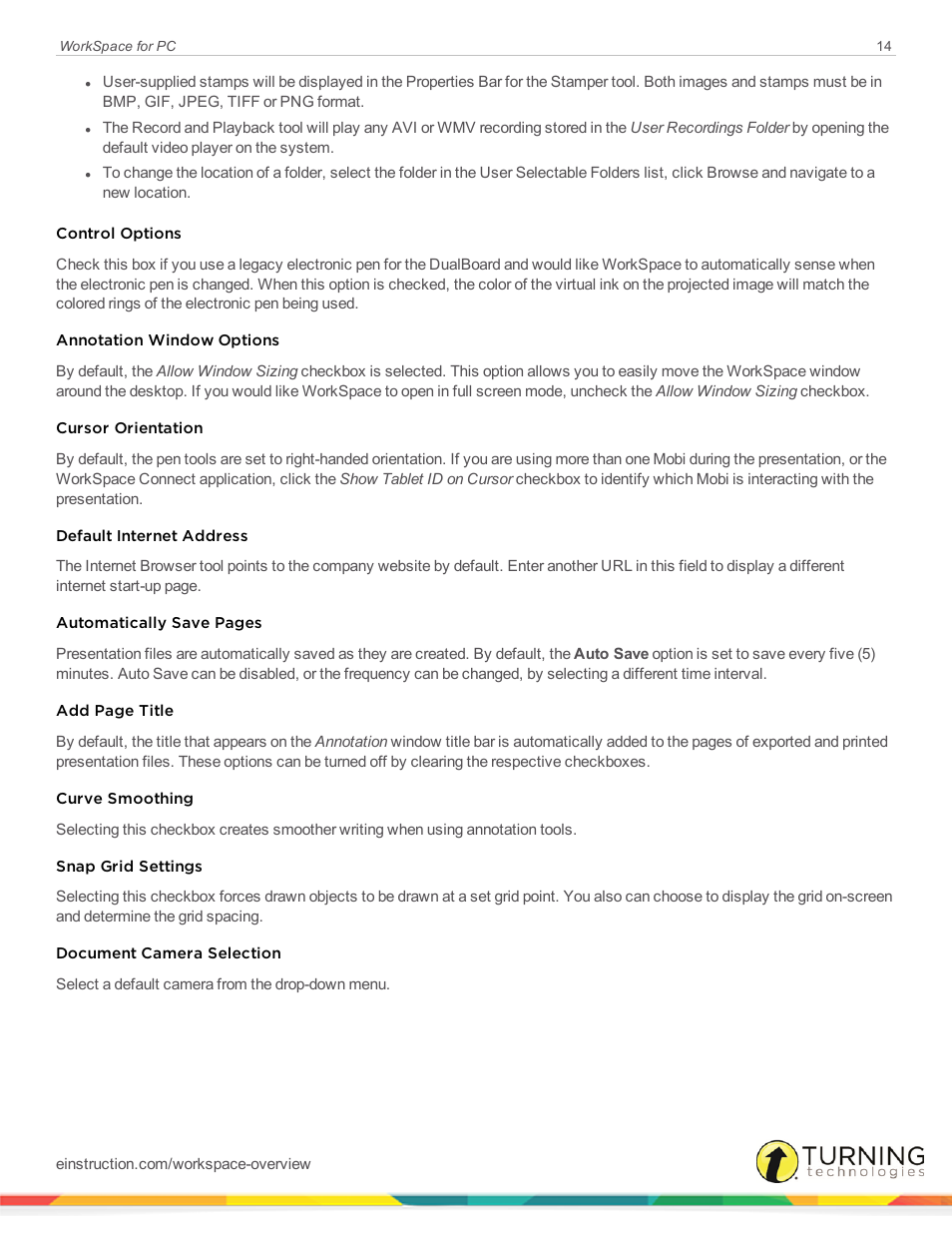 Turning Technologies WorkSpace User Manual | Page 14 / 49