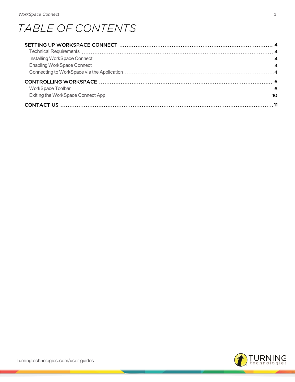 Turning Technologies WorkSpace Connect User Manual | Page 3 / 11