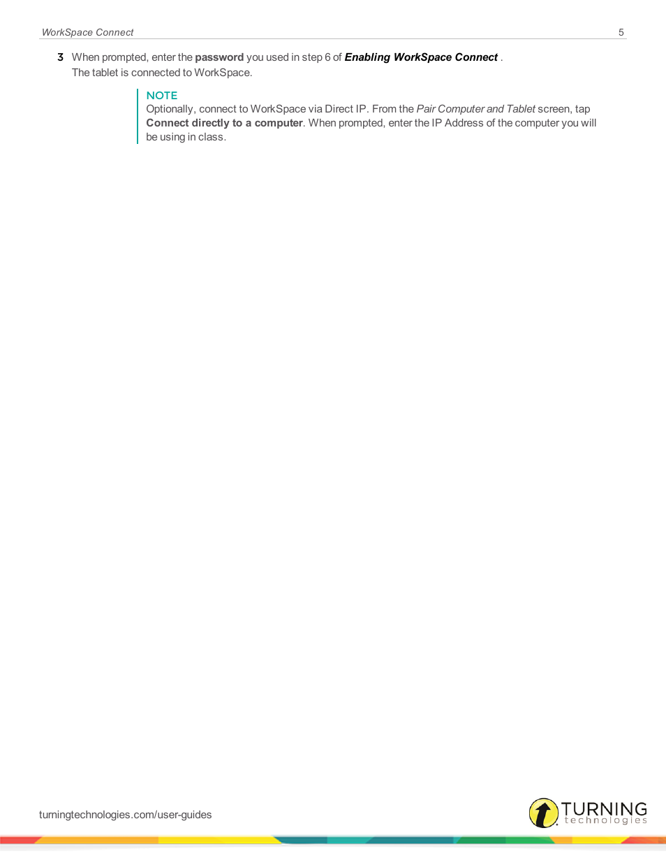 Turning Technologies WorkSpace Connect User Manual | Page 5 / 11